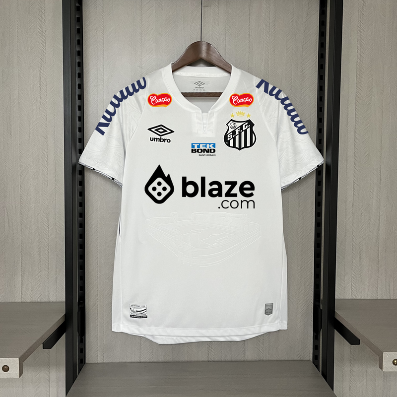 CAMISA SANTOS 24/25 HOME + TODOS PRATOCÍNIOS