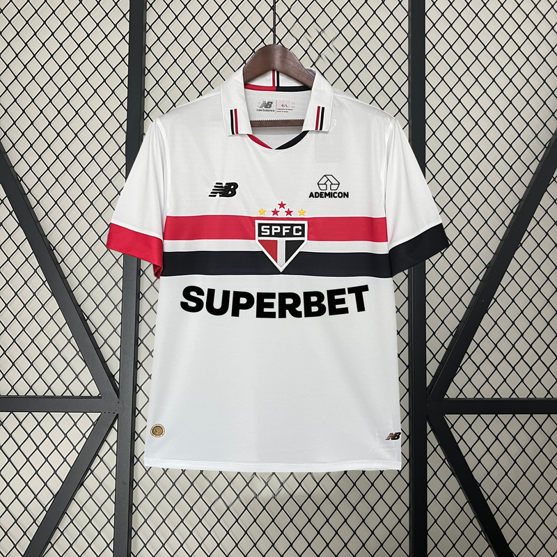 CAMISA SÃO PAULO 24/25 HOME + TODOS PATROCÍNIOS