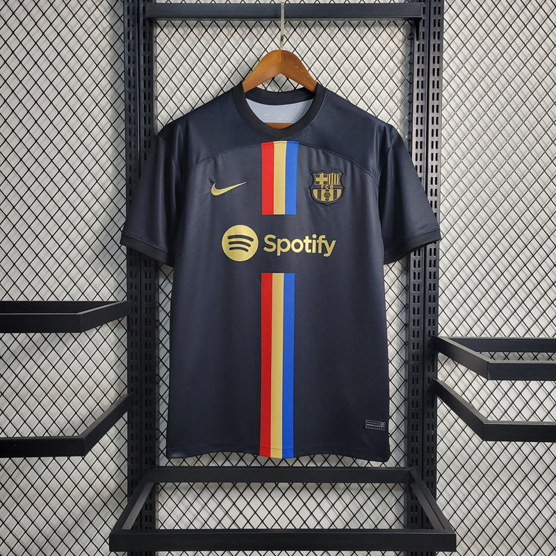 CAMISA BARCELONA 23/24 CLASSIC BLACK