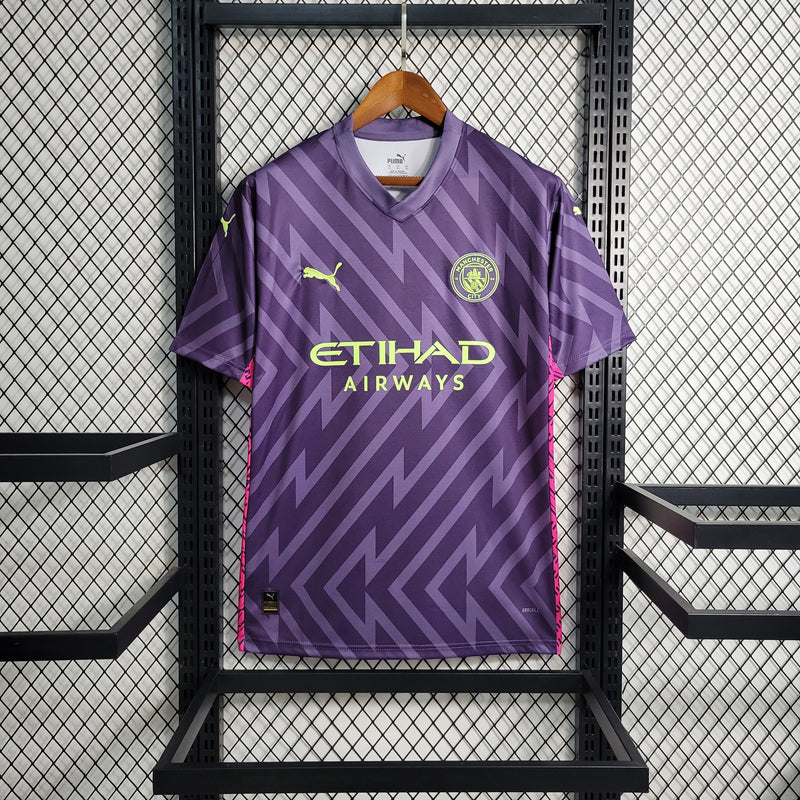 CAMISA MANCHESTER CITY 23/24 GOALKEEPER PURPLE