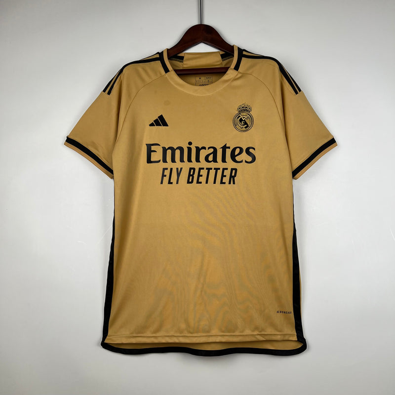 CAMISA REAL MADRID 23/24 TRAINING JERSEY YELLOW